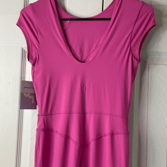 JoyLab Women’s Pink Jumpsuit Stretch Flare Size XS - Picture 7 of 9